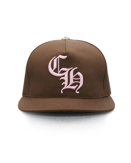 新品クロムハーツ CH ベースボール キャップ ブラウン ピンク - 帽子