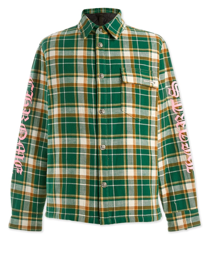 Chrome Hearts CH Flannel Green Men's - SS22 - US Chrome Hearts CH Flannel Green Men's - SS22 - US