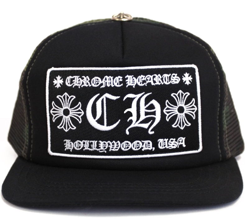 Chrome Hearts CH Hollywood Trucker Hat Black/Camo - US