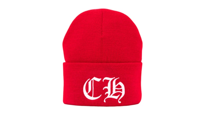 ★専用★Chrome Hearts CH Logo Beanie ニット帽 Chrome Hearts CH Logo Beanie Red/White - FW25 - US