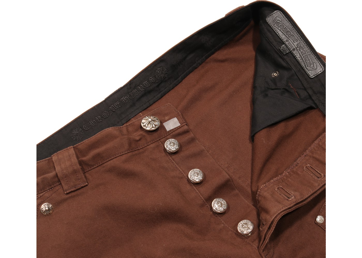 Chrome Hearts Carpenter Pants Brown Chrome Hearts Carpenter Pants Brown