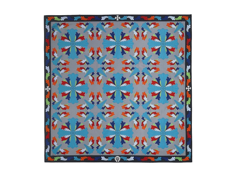 Buy Chrome Hearts Foti Rainbow Silk Scarf Online at Groupie