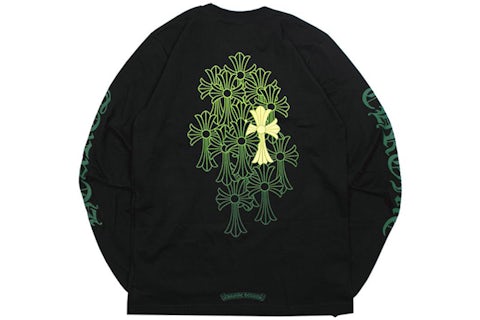 Chrome Hearts Cemetery L/S T-Shirt Black Men's - US Chrome Hearts Cemetery L/S T-Shirt Black Men's - US