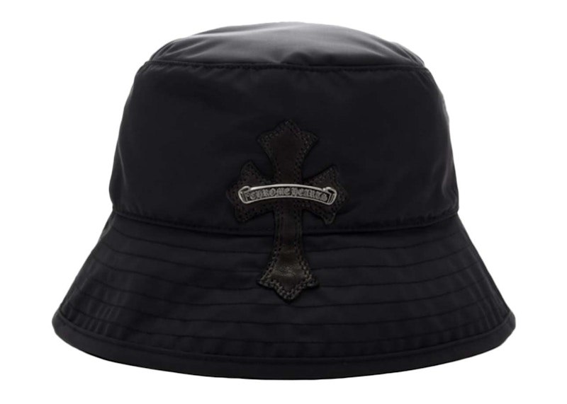 Chrome Hearts Chum Hat Black in Nylon with Silver-tone - US