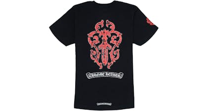 Chrome Hearts Vine Dagger T-shirt Orange/Black Men's - US