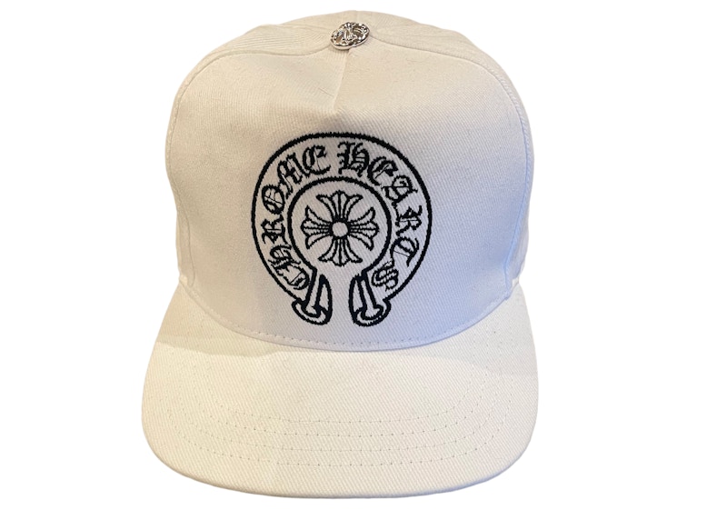 Chrome Hearts Denim Horseshoe Hat White