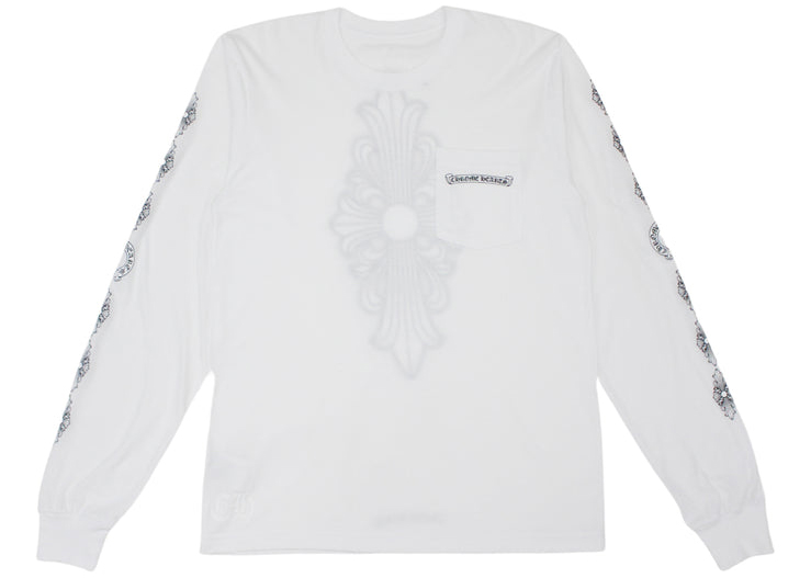 Chrome Hearts Floral Cross L/S T-shirt White Men's - GB