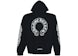 Chrome Hearts Horse Shoe Floral Hoodie Black