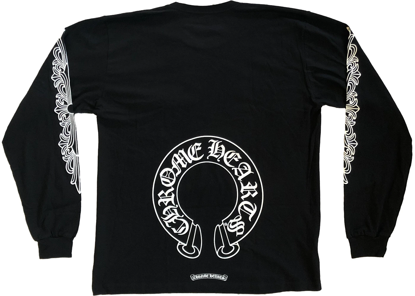 Chrome Hearts Horse Shoe L/S T-shirt Black Men's - US Chrome Hearts Horse Shoe L/S T-shirt Black Men's - US