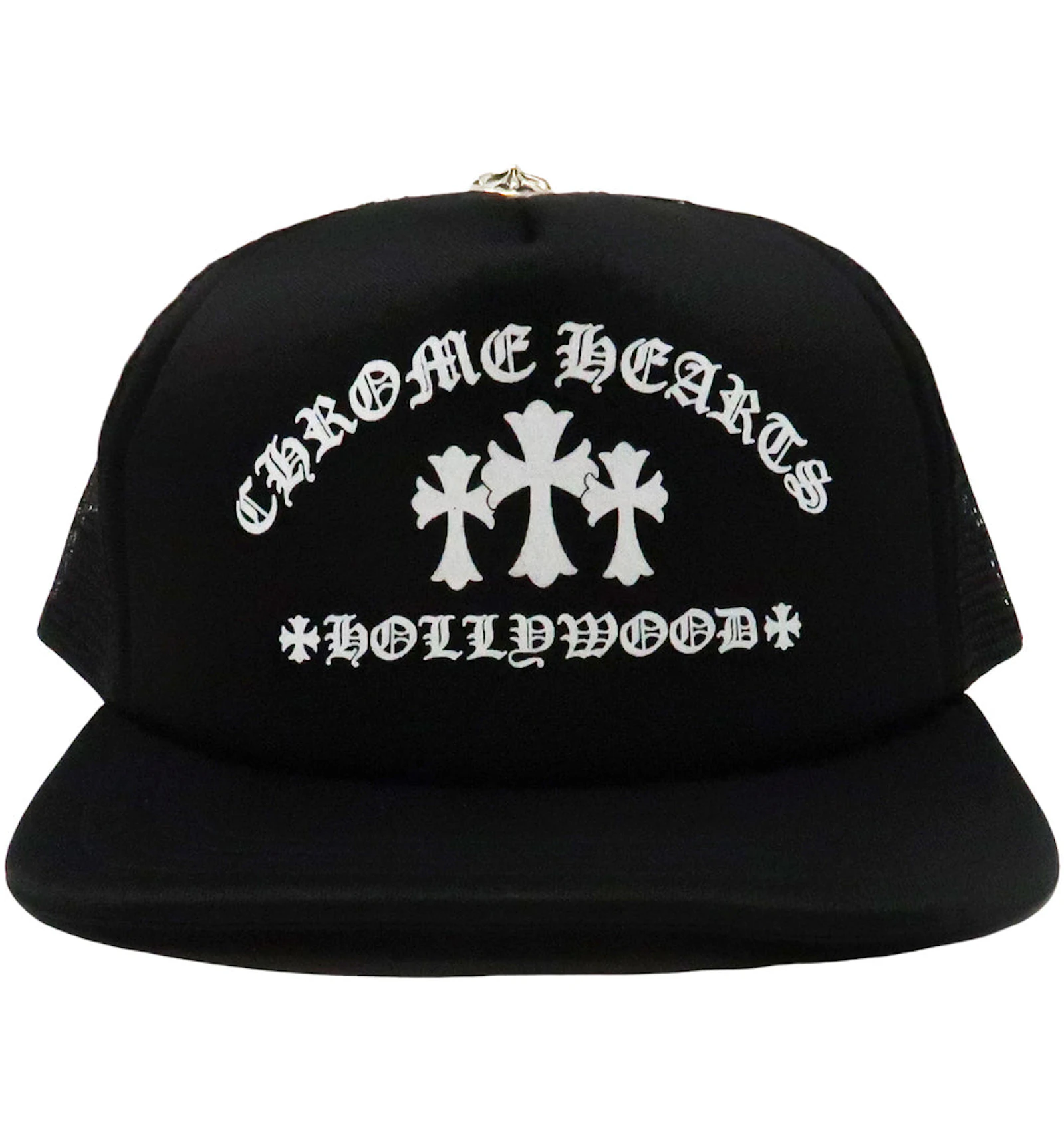 Chrome Hearts King Taco Trucker Hat Black/White - CN