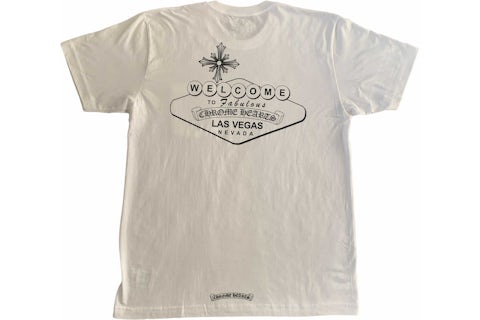 Chrome Hearts Las Vegas Exclusive T-shirt White Men's - US Chrome Hearts Las Vegas Exclusive T-shirt White Men's - US