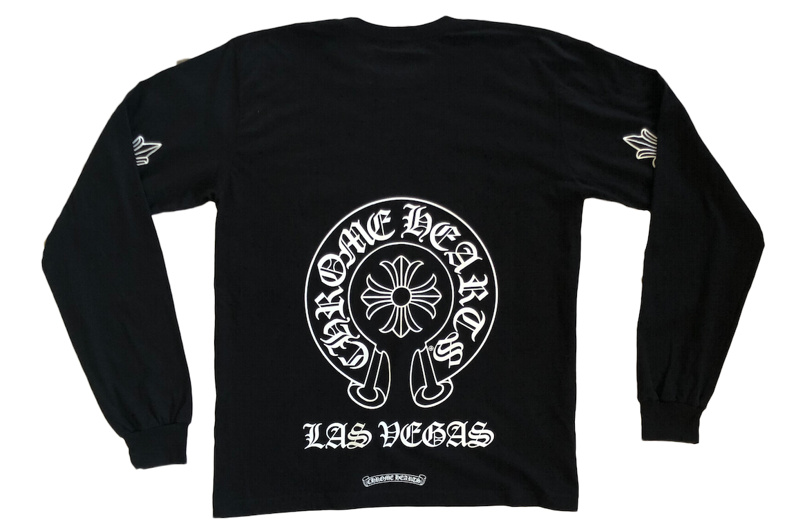Pre-owned Chrome Hearts Las Vegas Exclusive L/s T-shirt Black