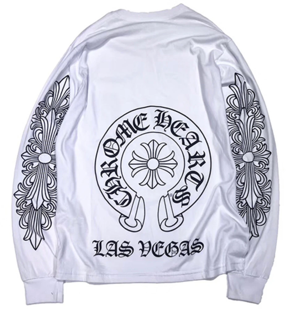 BRAND NEW 100% AUTHENTIC* Chrome Hearts Las Vegas Sign T-Shirt White