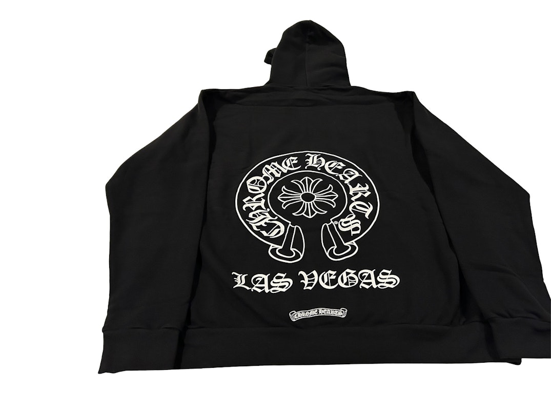 Pre-owned Chrome Hearts Las Vegas Exclusive Pullover Hoodie Black
