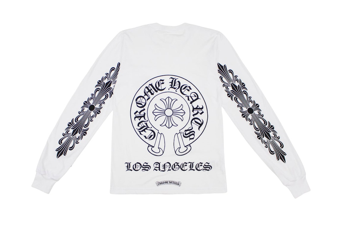 Pre-owned Chrome Hearts Los Angeles Excluisve L/s T-shirt White