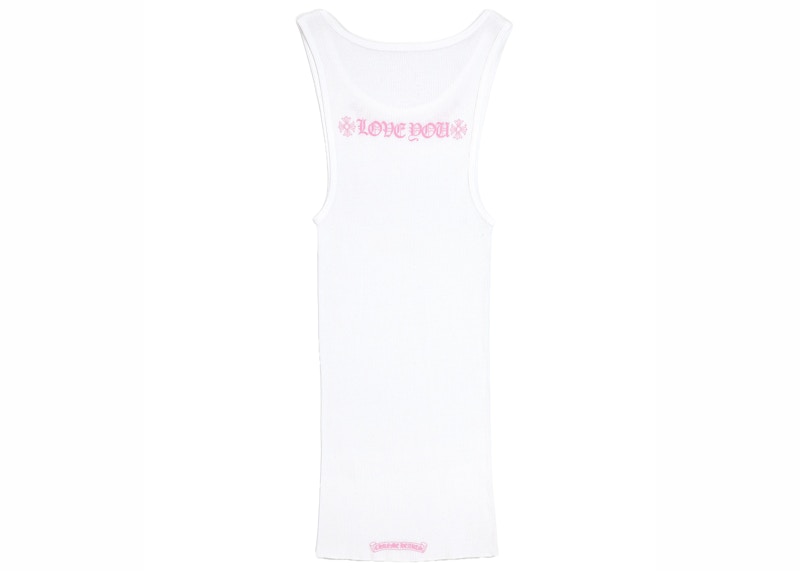 Chrome Hearts Love You Rib Tank White Men's - FW23 - US