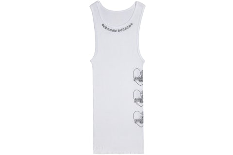 Chrome Hearts Love You Rib Tank White/Black Men's - SS25 - US Chrome Hearts Love You Rib Tank White/Black Men's - SS25 - US