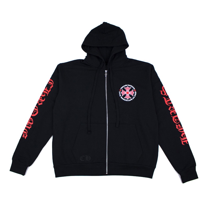 Black and store red pullover hoodie