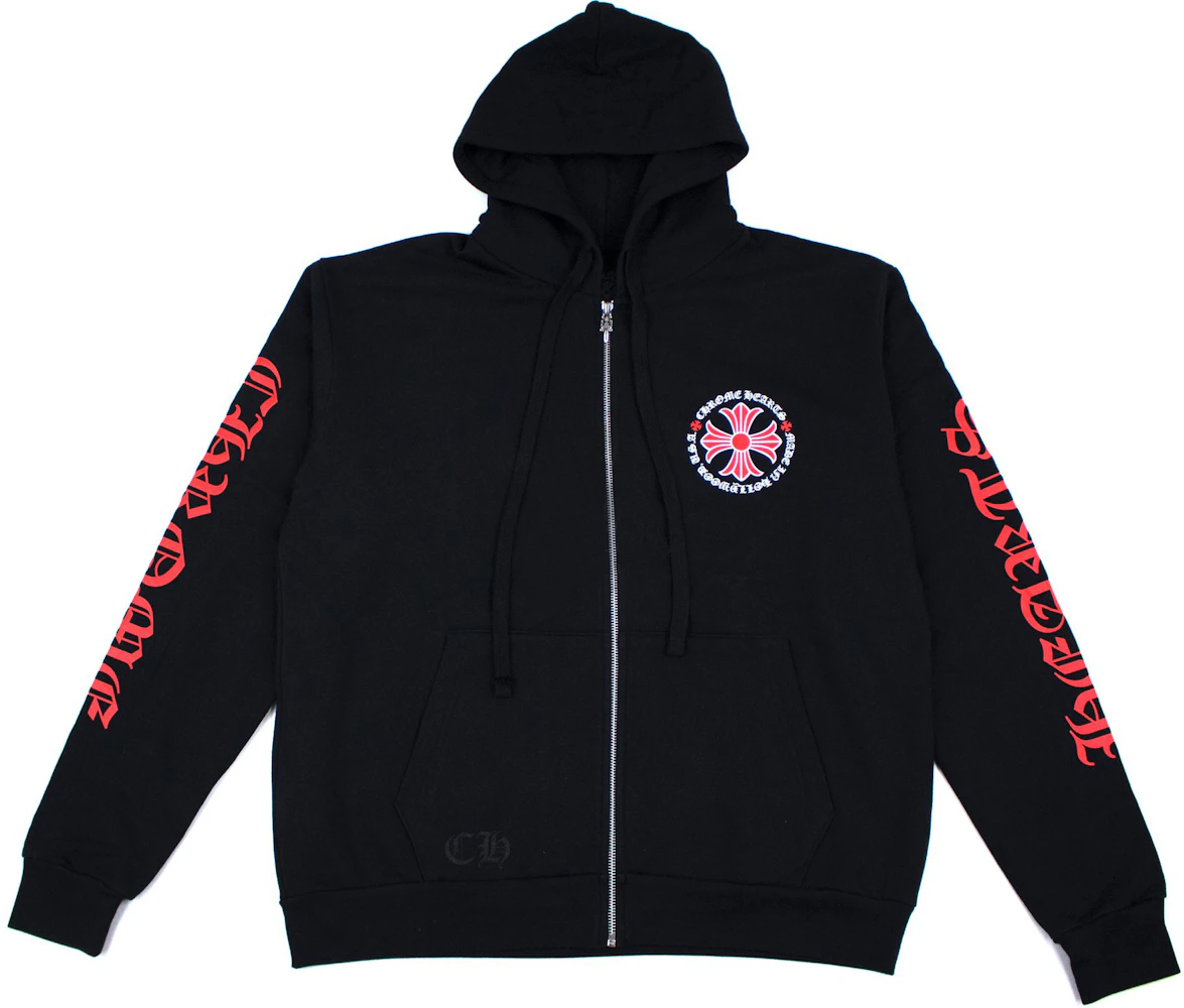 Trendy Red Chrome Hearts Hoodie
