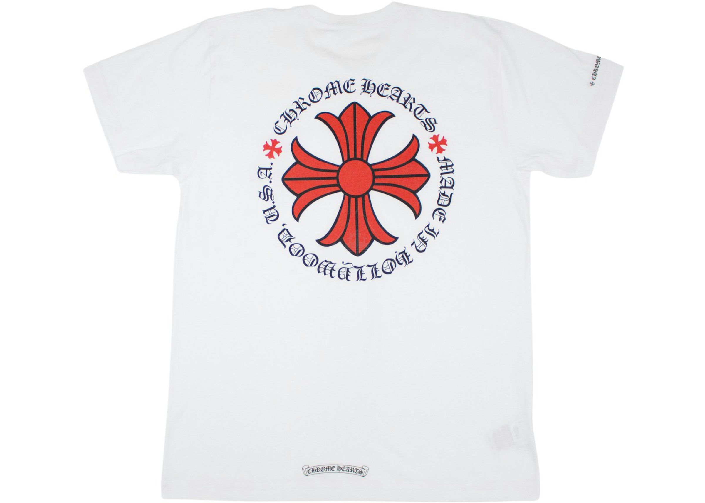 Chrome Hearts Made in Hollywood Plus Cross White/Red Men's - US