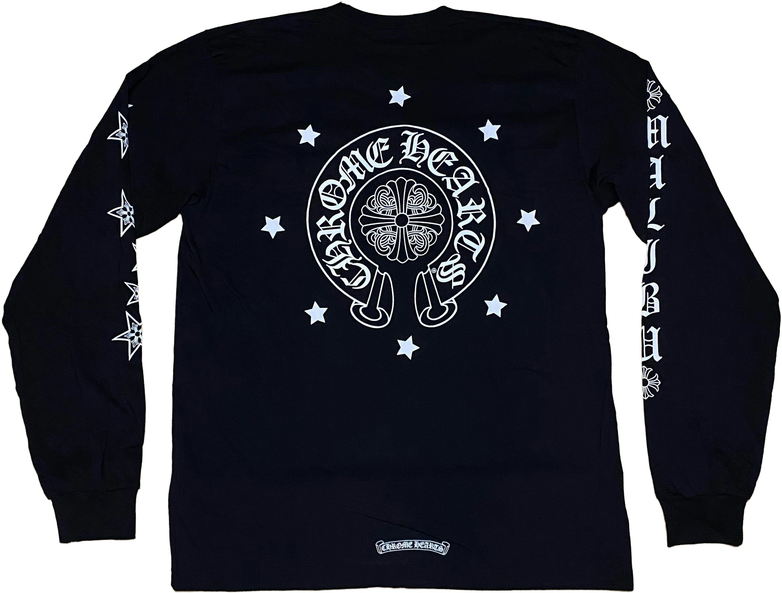 Chrome Hearts Malibu Exclusive Stars L/S T-Shirt Black