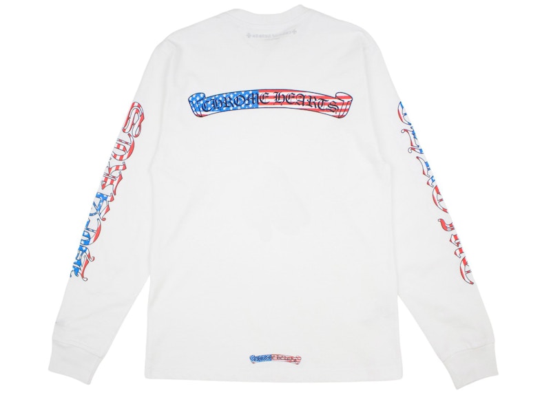 Chrome Hearts USA Flag L/S Tee L