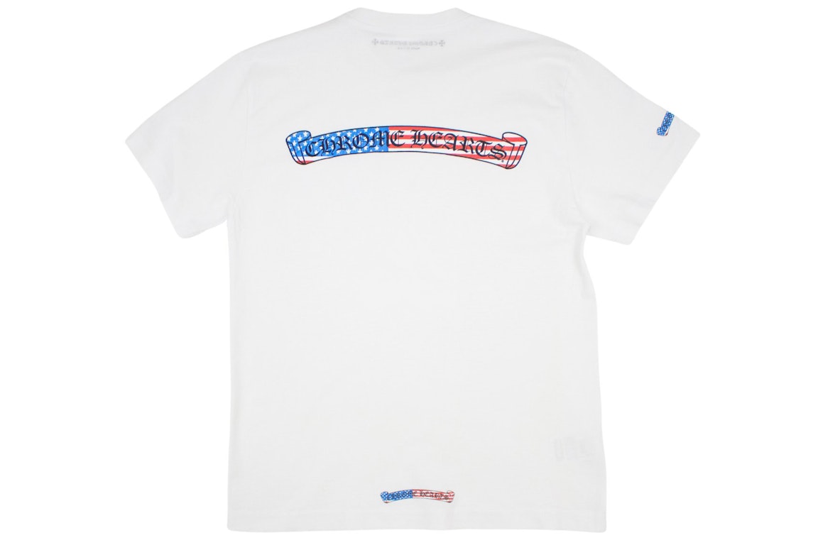Pre-owned Chrome Hearts Matty Boy America T-shirt White