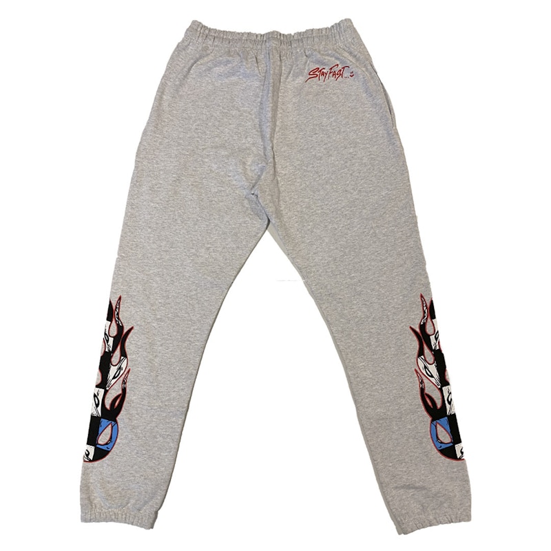 Chrome Hearts Matty Boy Brain Sweatpants Heather Grey