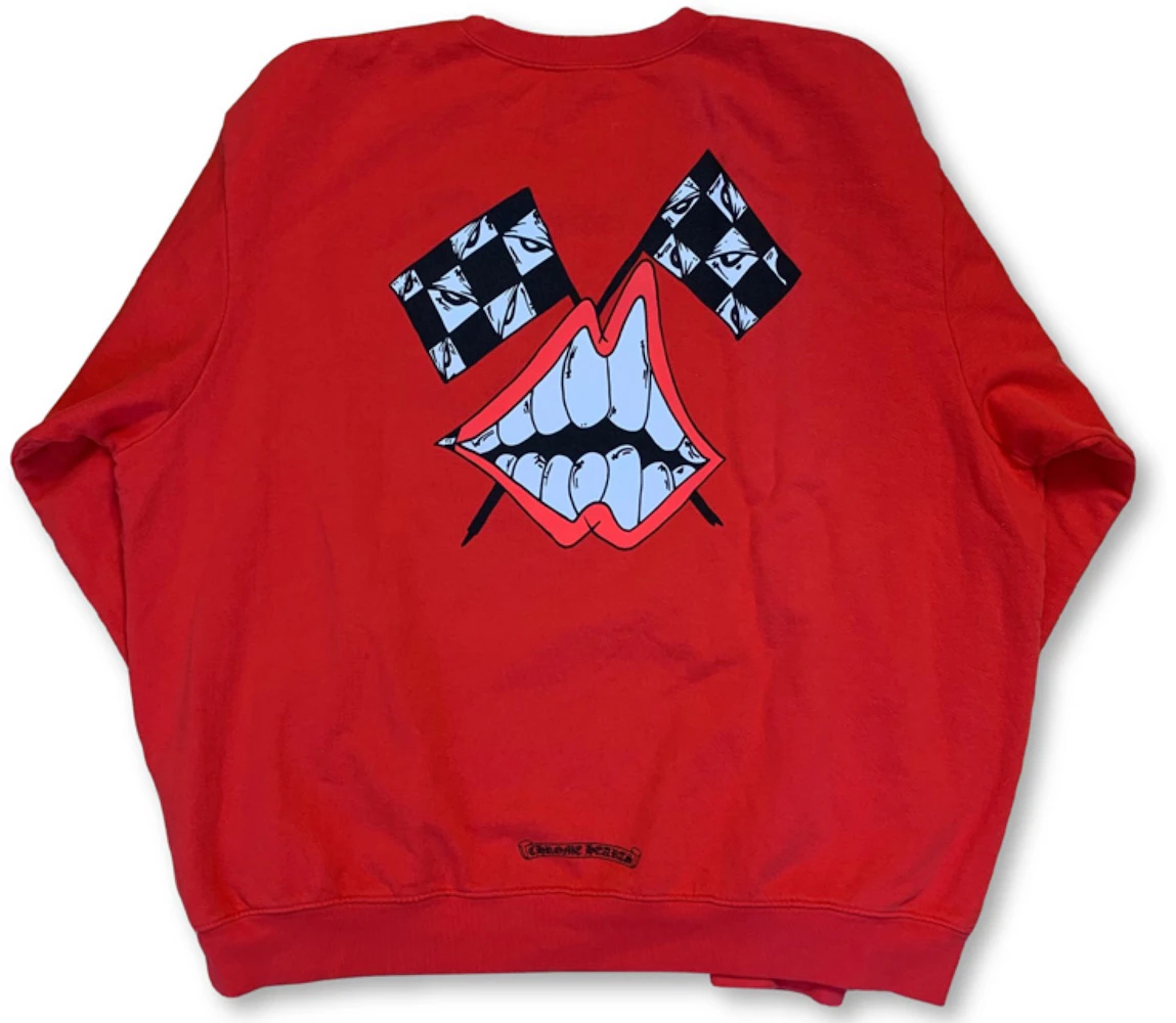Chrome Hearts Matty Boy Chomper Crewneck Sweatshirt Red メンズ - JP