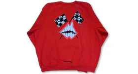 Chrome Hearts Matty Boy Chomper Crewneck Sweatshirt Red