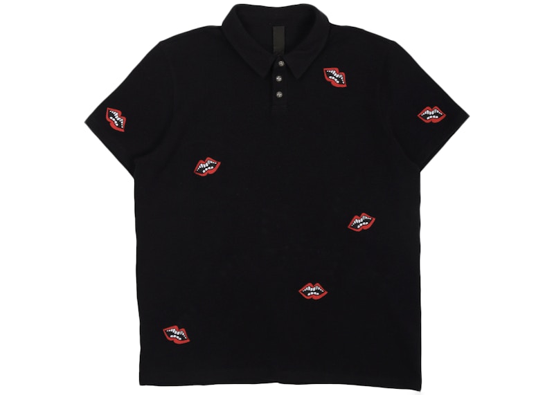 Chrome Hearts Matty Boy Chomper Polo Shirt Black 男装- CN