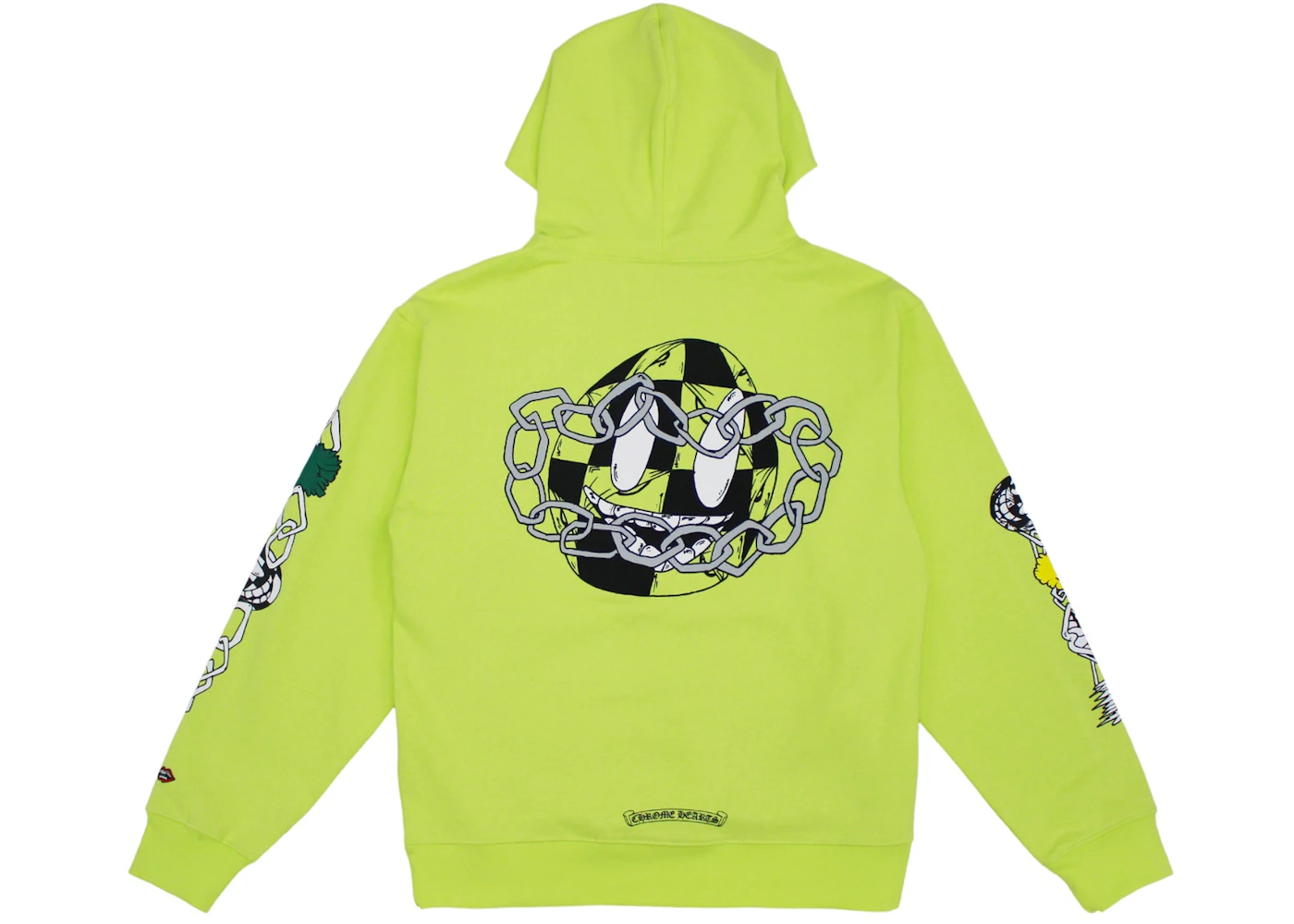 Chrome Hearts Matty Boy Link Hoodie Lime Green Men's US