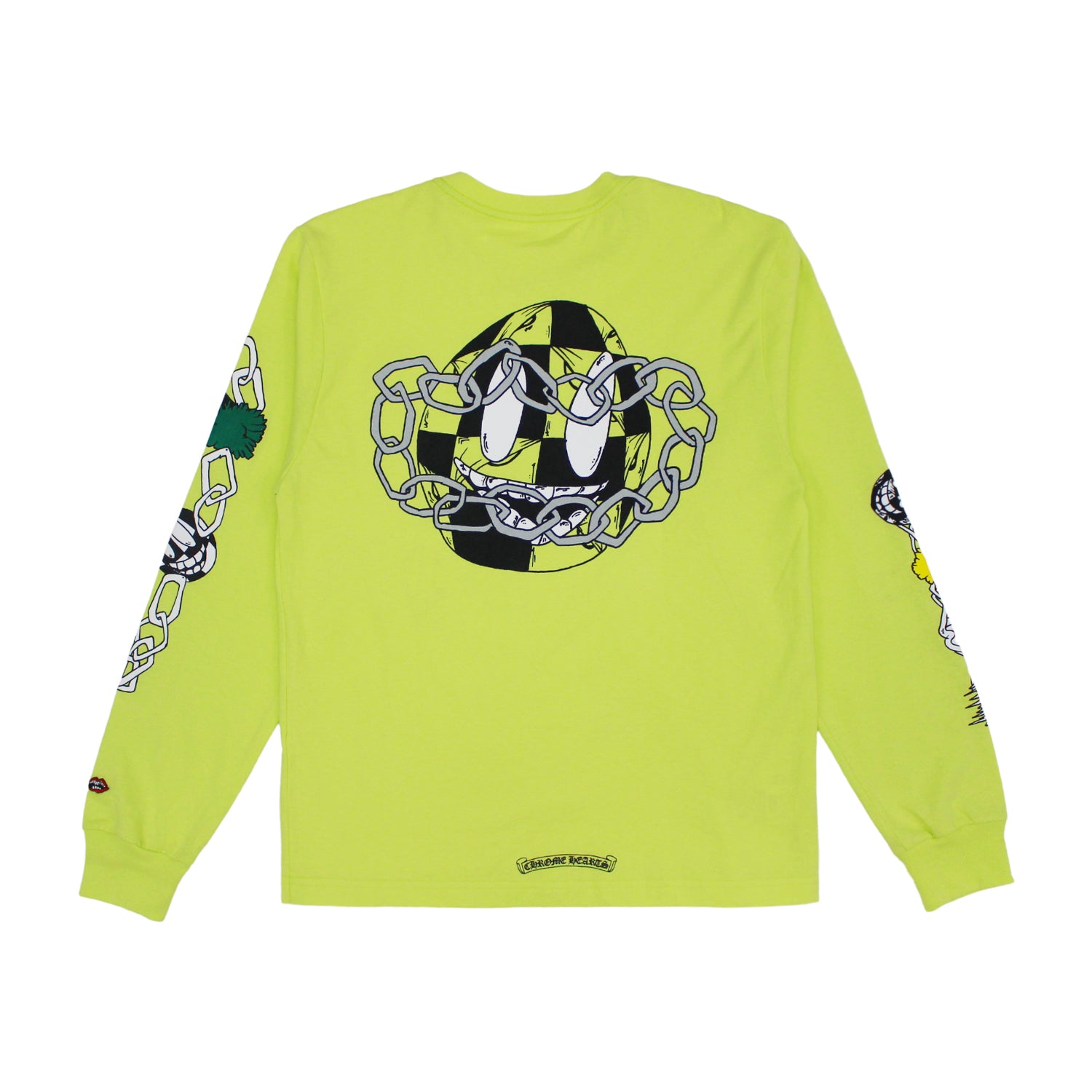 Chrome Hearts Matty Boy Link L/S T-shirt Lime Green Men's - US