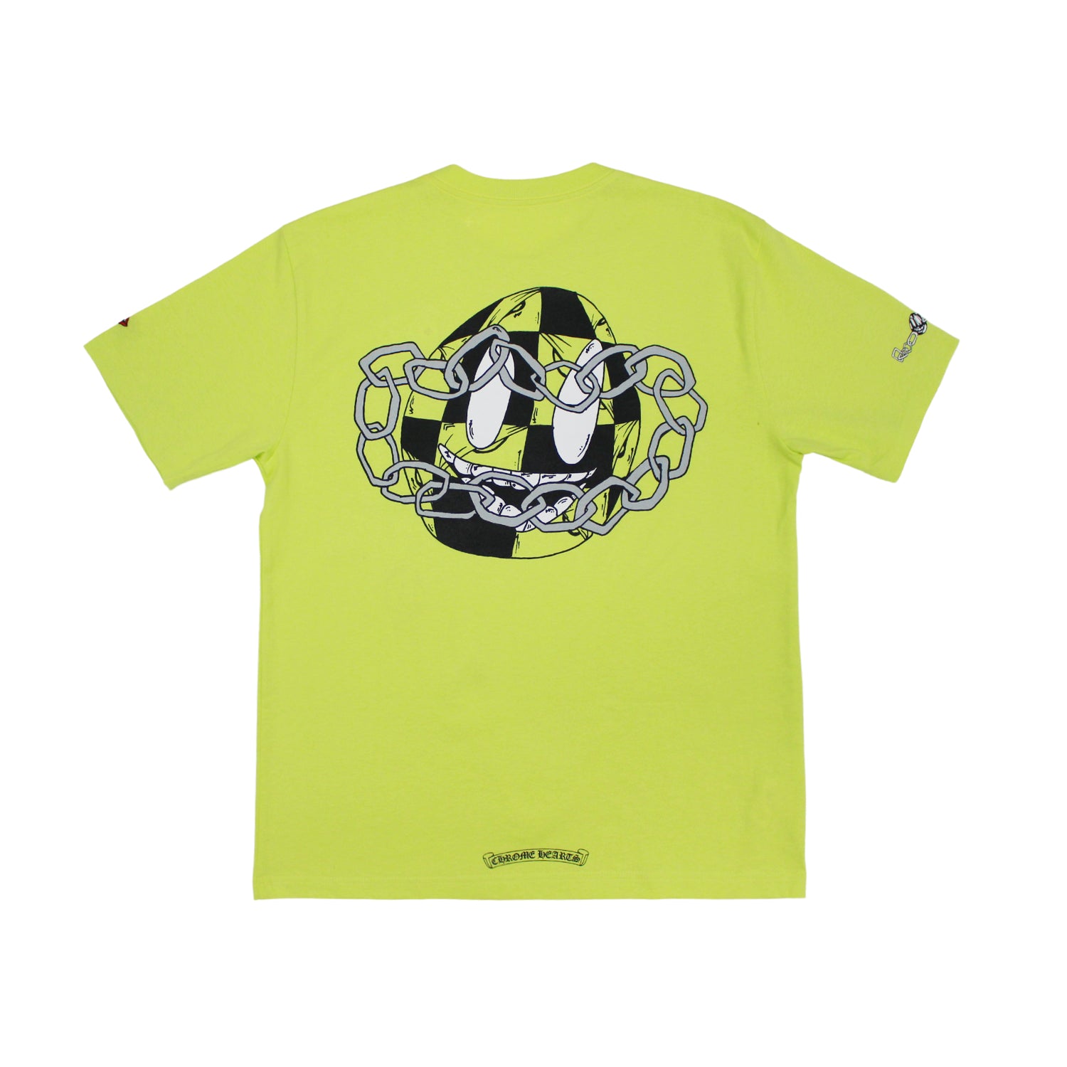 Chrome Hearts Matty Boy Link T-shirt Lime Green Men's - US