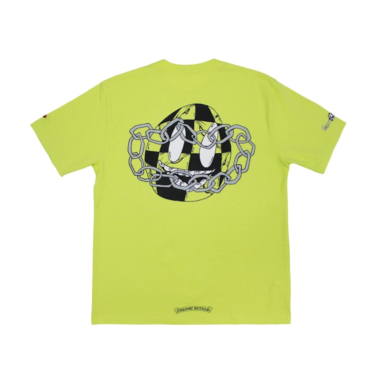Pre-owned Chrome Hearts Matty Boy Link T-shirt Lime Green