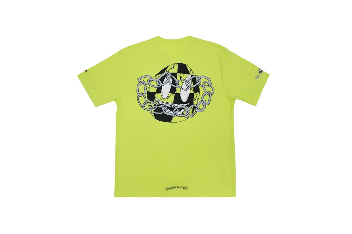 Pre-owned Chrome Hearts Matty Boy Link T-shirt Lime Green