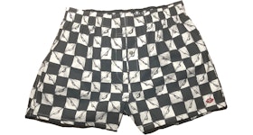 Chrome Hearts Matty Boy Ninety Nine Eyes Boxer Shorts (Silver Button) Black/White