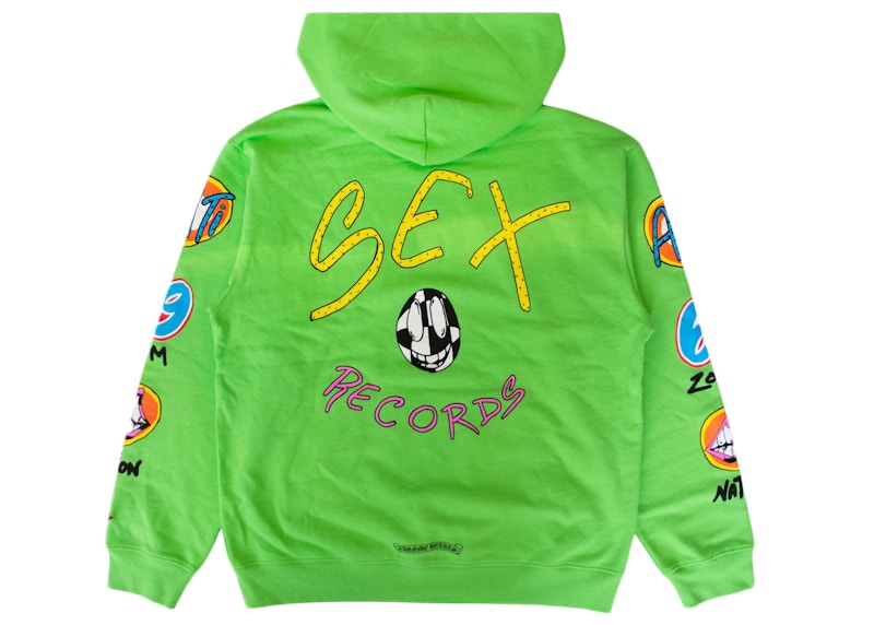 Chrome Hearts Matty Boy Sex Records Hoodie Citrus