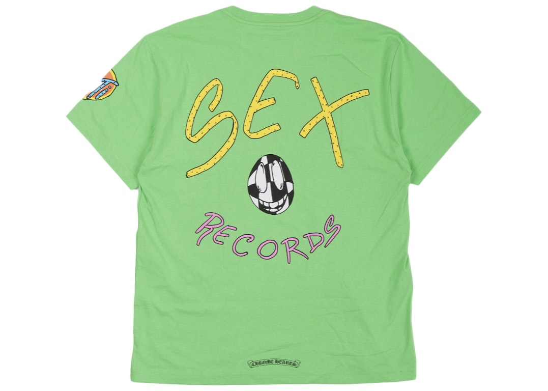 Pre-owned Chrome Hearts Matty Boy Sex Records T-shirt Citrus