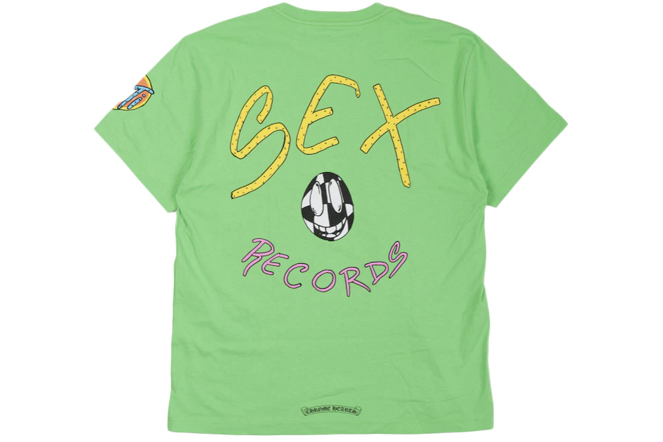 Chrome Hearts Matty Boy Sex Records T-shirt Citrus