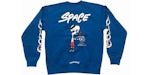 Sudadera de cuello redondo Chrome Hearts Matty Boy Space Azul