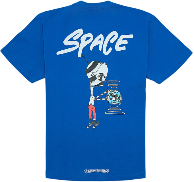 Chrome Hearts Matty Boy Space T-Shirt Blue Men's - US