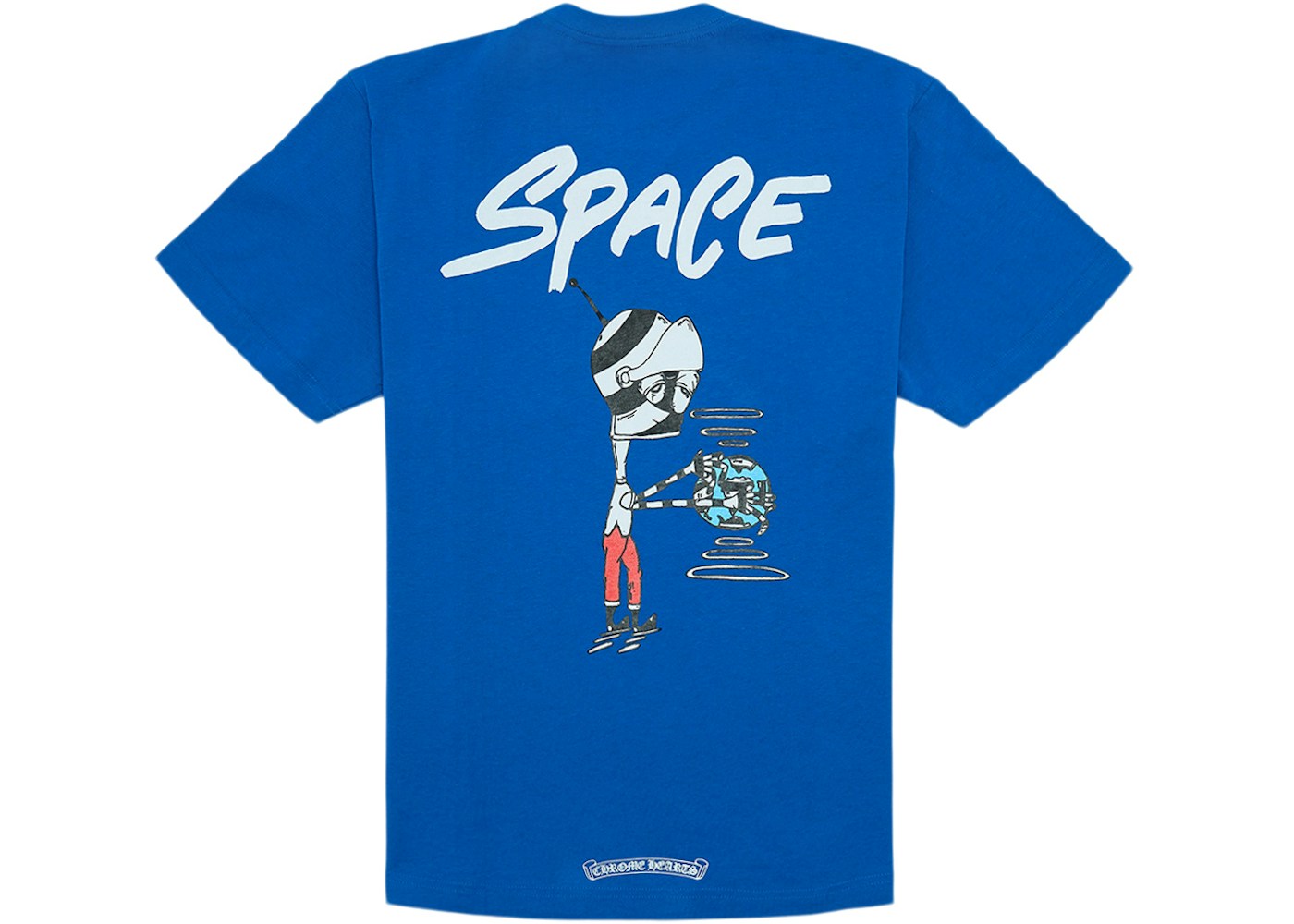Chrome Hearts Matty Boy Space T Shirt Blue Chrome Hearts Matty Boy Space T Shirt Blue