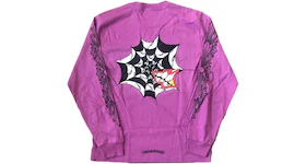 Chrome Hearts Matty Boy Spider Web L/S T-shirt Purple