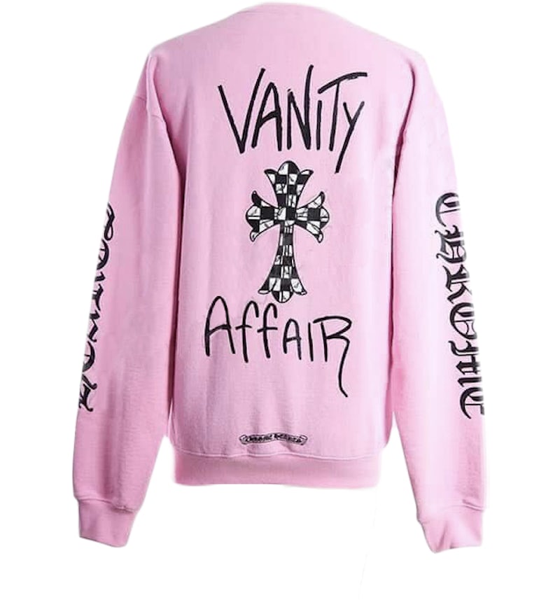 Chrome hearts pink sweatshirt hotsell