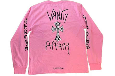 Chrome Hearts Matty Boy Vanity Affair L/S T-Shirt Pink Men's - US Chrome Hearts Matty Boy Vanity Affair L/S T-Shirt Pink Men's - US