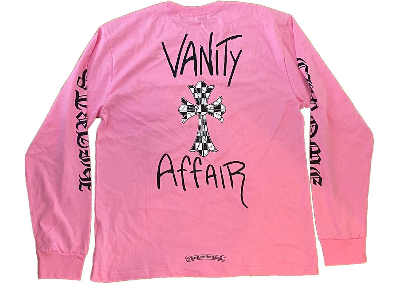 Chrome Hearts Matty Boy Vanity Affair L/S T-Shirt Pink Chrome Hearts Matty Boy Vanity Affair L/S T-Shirt Pink