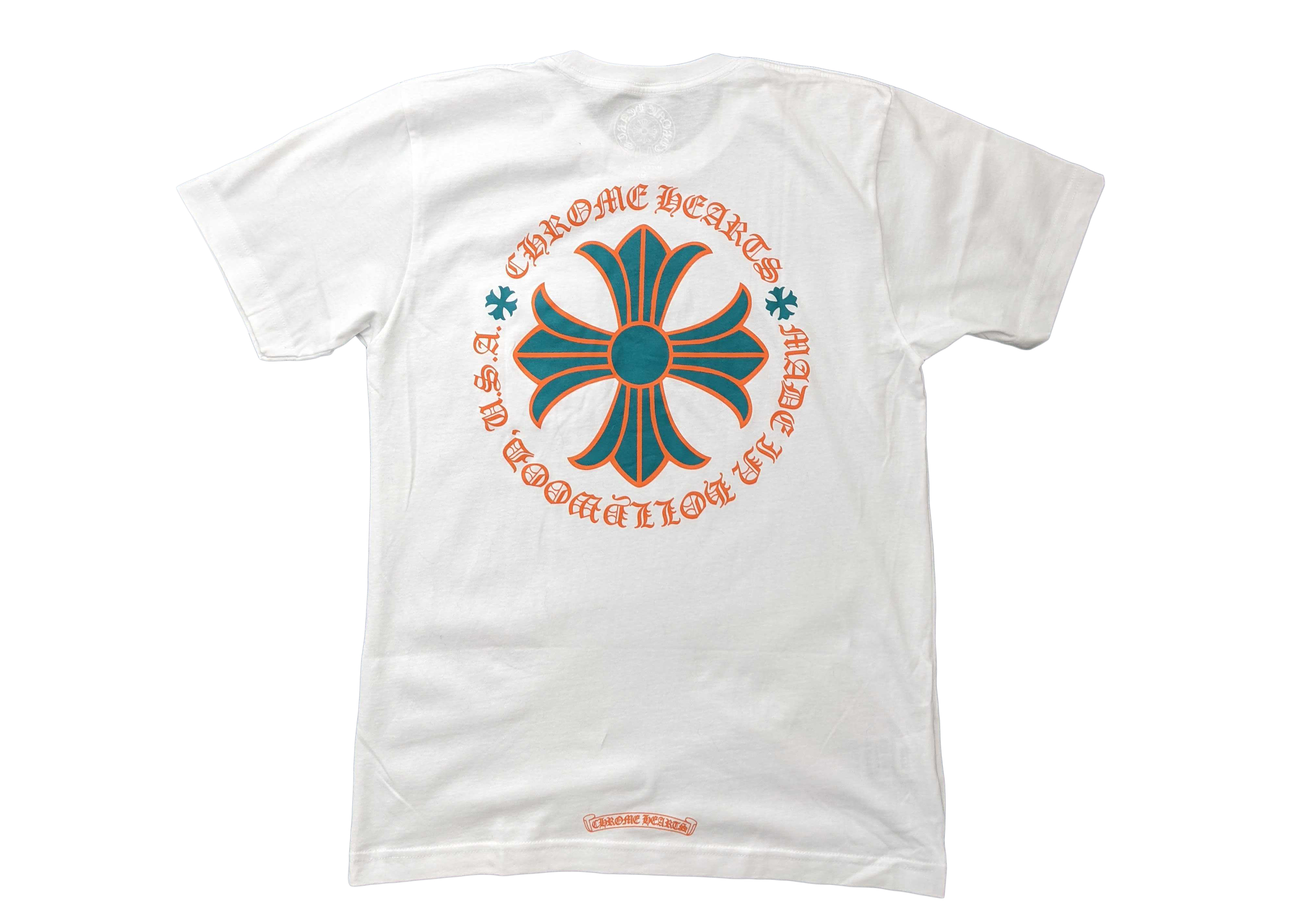 Chrome Hearts Miami Art Basel Exclusive T-shirt White/Green/Orange 