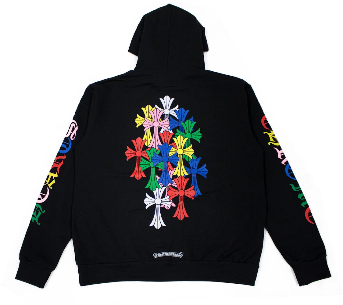 Chrome Hearts Multi Color Cross Zip Up Hoodie – The Luxury Shopper