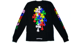 Chrome Hearts Multi Color Cross Cemetery L/S T-shirt Black